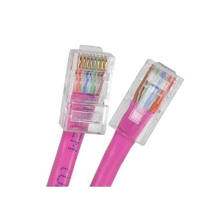 Bestlink Netware CAT6 UTP Ethernet Network Non Booted Cable- 50ft Pink 100112PK